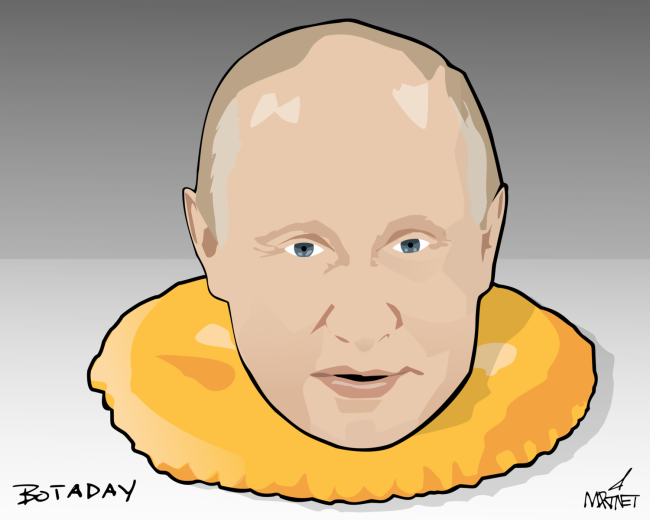 Putin on a Ritz