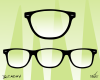 Vector graphic image of mono & tri lens eyeglasses